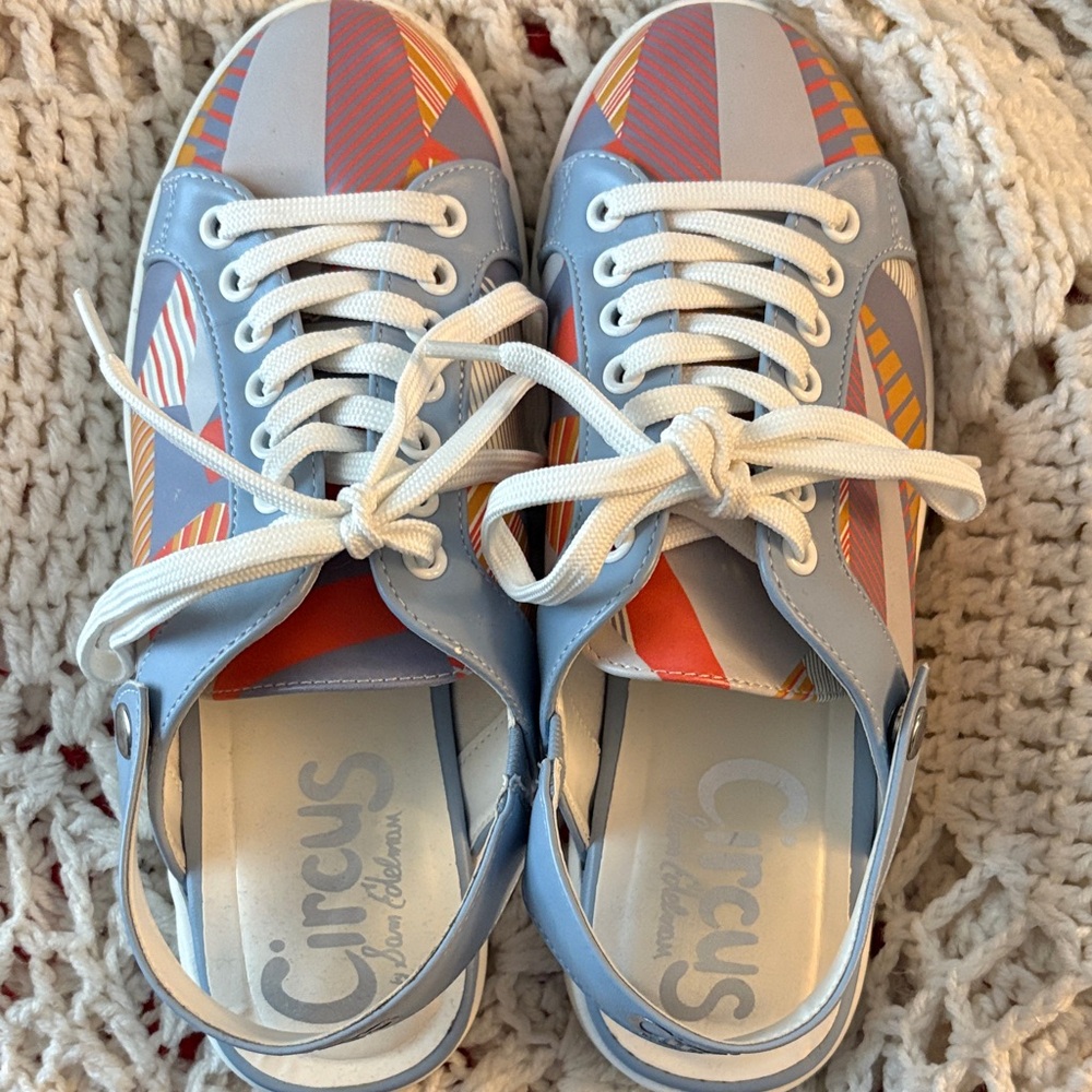 Circus by Sam Edelman Multicolor Striped Sneakers size 8